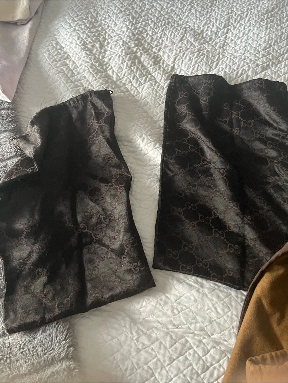 Gucci Brown GG 4 dust bags
